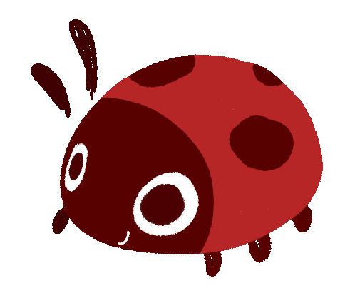 Cartoon ladybug